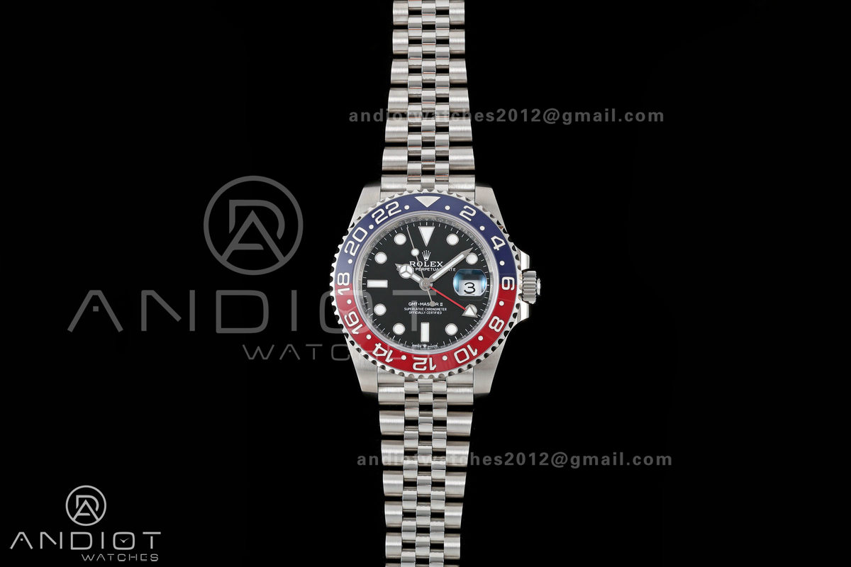 GMT-Master II 126710 BLRO 904L Steel RICH 1:1 Best Edition on Jubilee Bracelet JH3285 V2